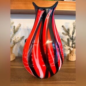 Vintage Mid Century Modern Murano Glass Vase